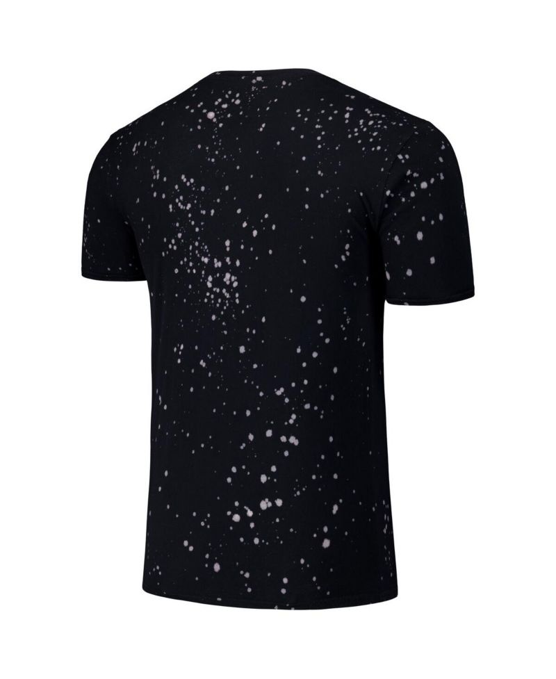 Men's Black/White San Diego Padres Splatter T-Shirt