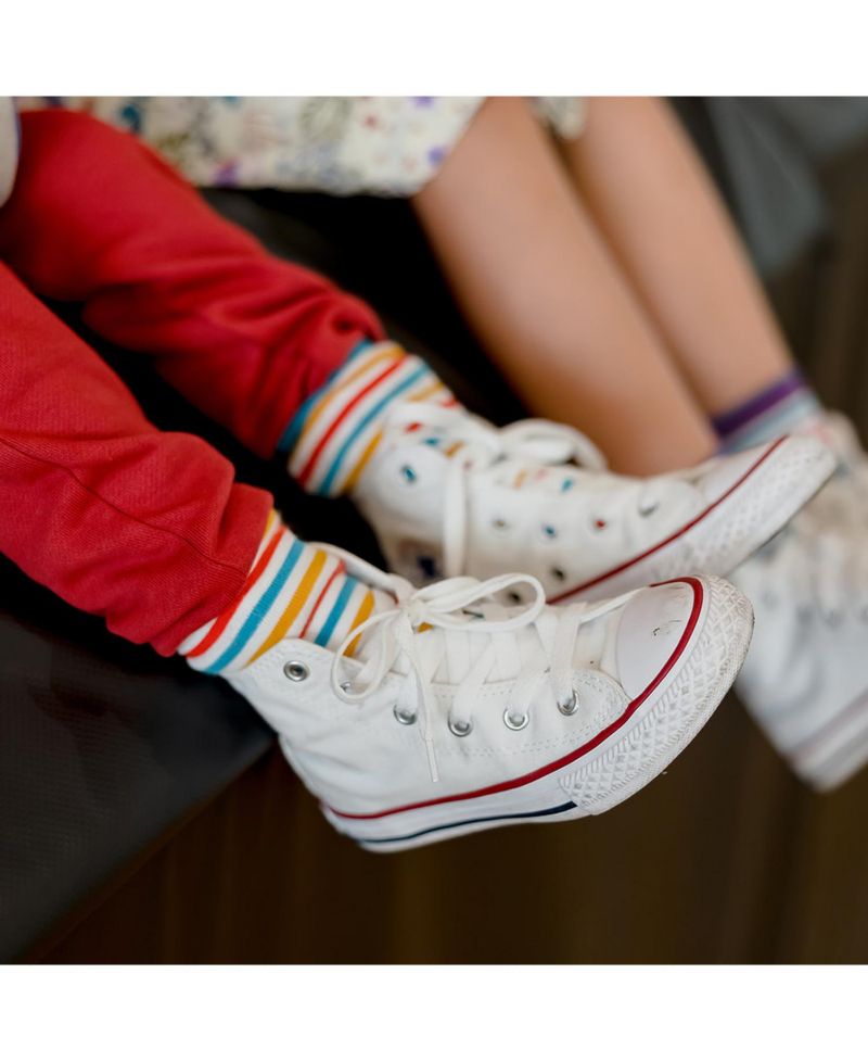 Kids Organic Cotton Crew Socks 5-pack