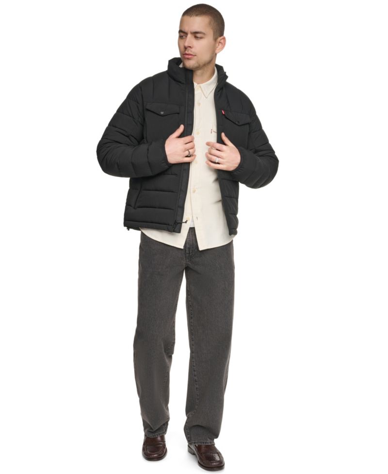 Men's Stretch Quilted Packable Jacket