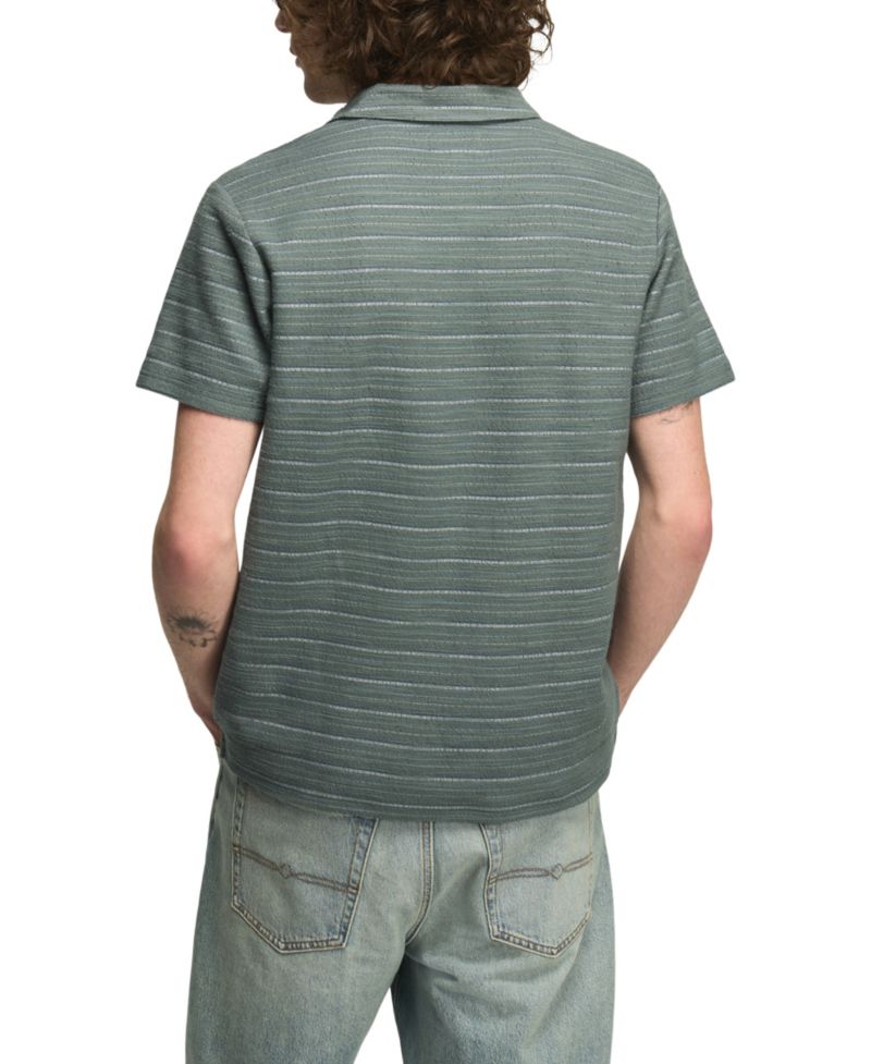 Men's Jacquard Striped Polo Shirt