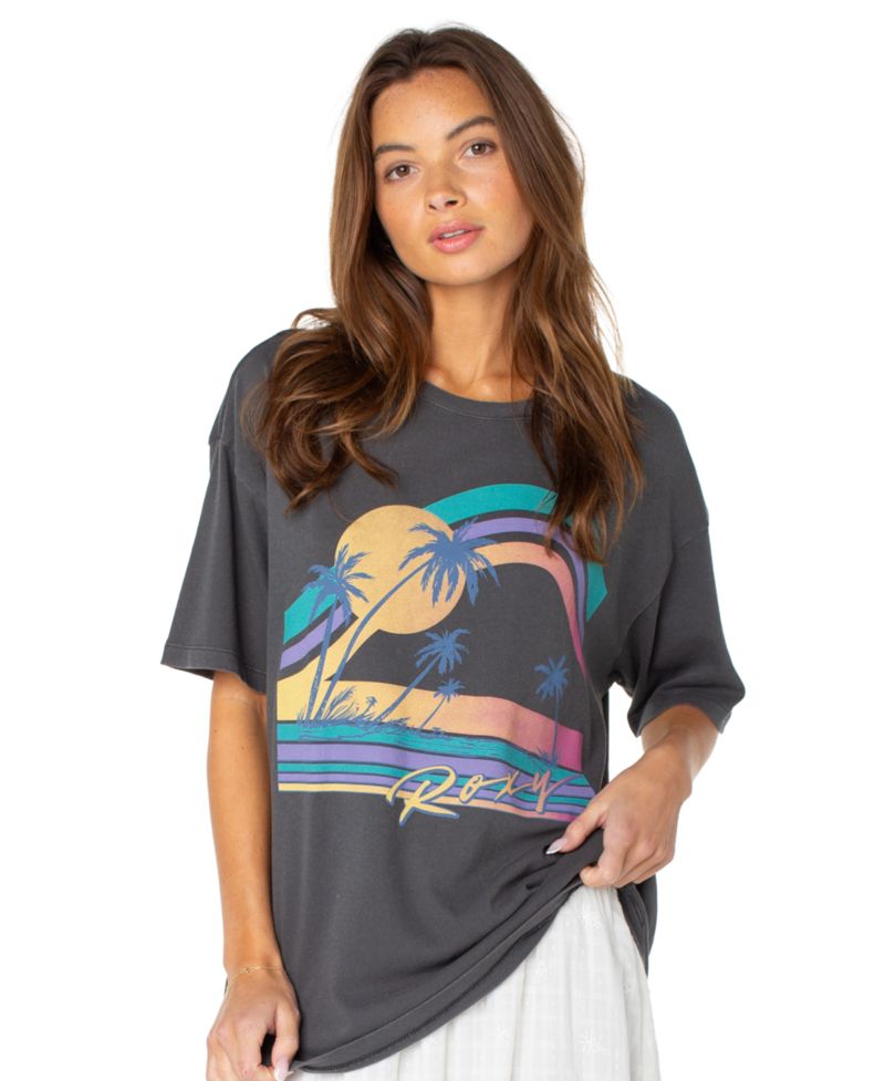 Women's Heatwave Graphic Oversized Drop-Shoulder T-Shirt