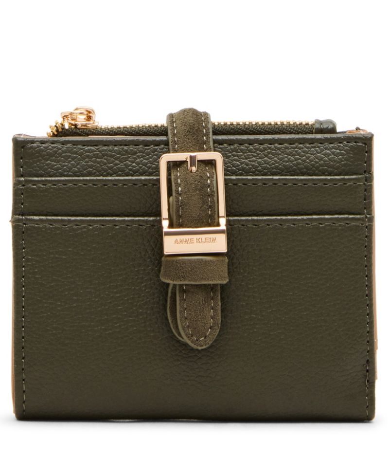 Boxed Buckled Bifold Wallet