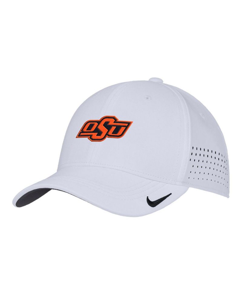 Men's White Oklahoma State Cowboys 2025 On-Field Performance Flex Hat