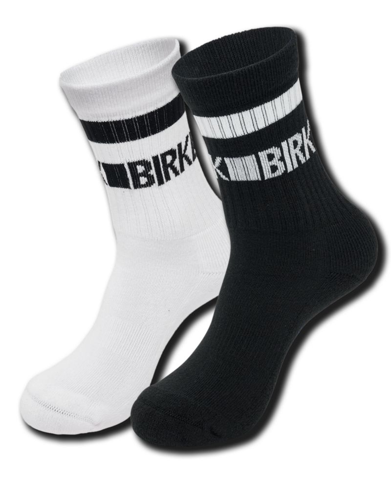 Women's Cotton Stripe Crew Socks 2-Pack from Finish Line