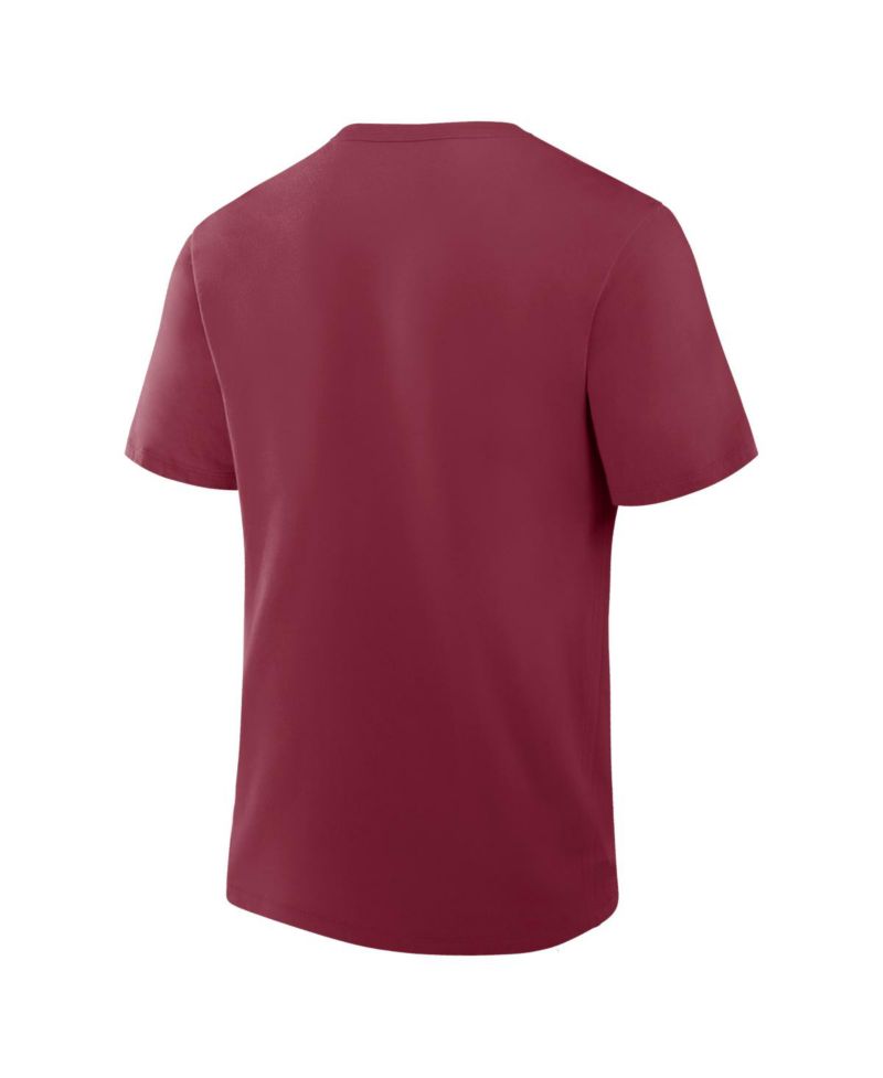 Men's Burgundy Philadelphia Phillies Vintage Logo Legacy T-Shirt
