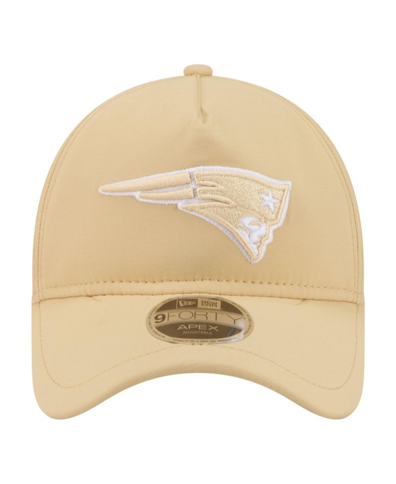 Men's Tan New England Patriots Apex 9FORTY Adjustable Hat