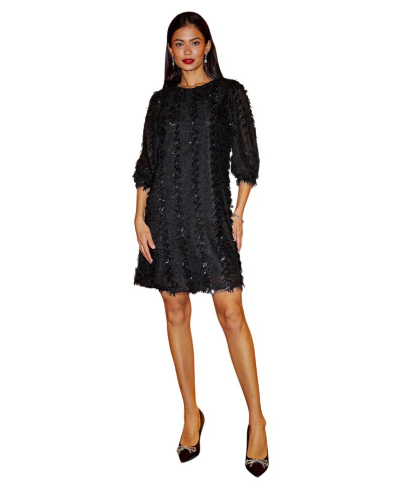 Women's Hanging Sequin Tunic Dress
