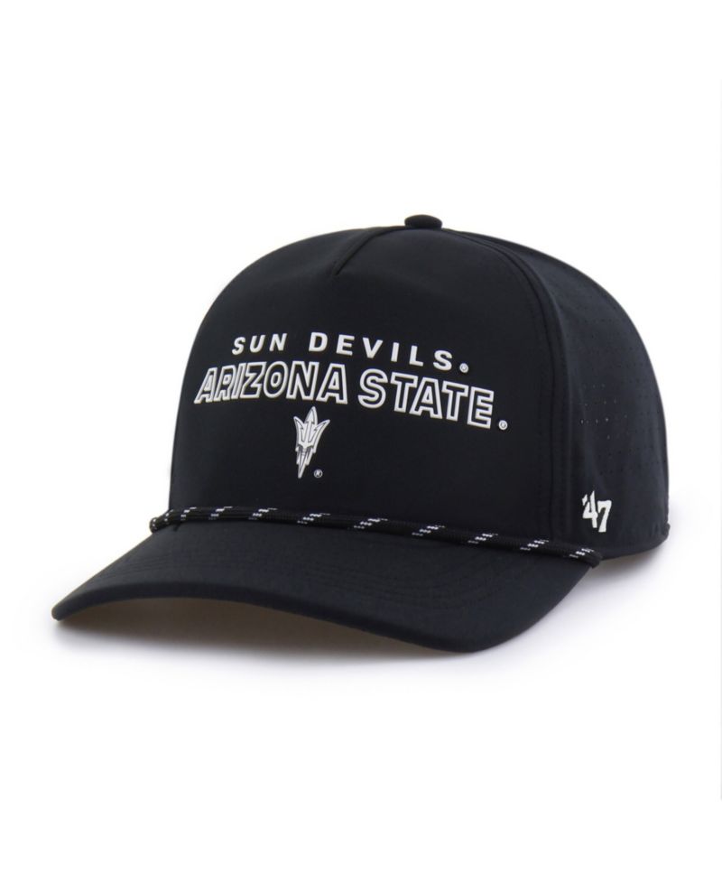 Men's '47 Black Arizona State Sun Devils Forward Vent Hitch Rope Adjustable Hat