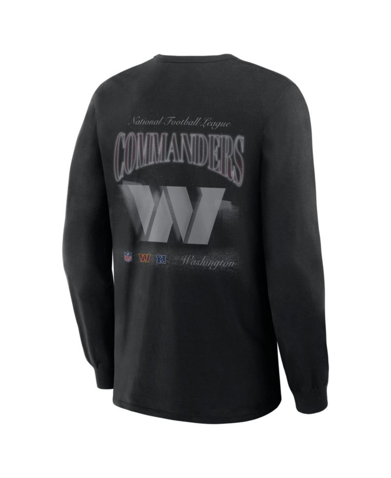 Men's Washington Commanders Midnight Falls Long-Sleeve T-Shirt