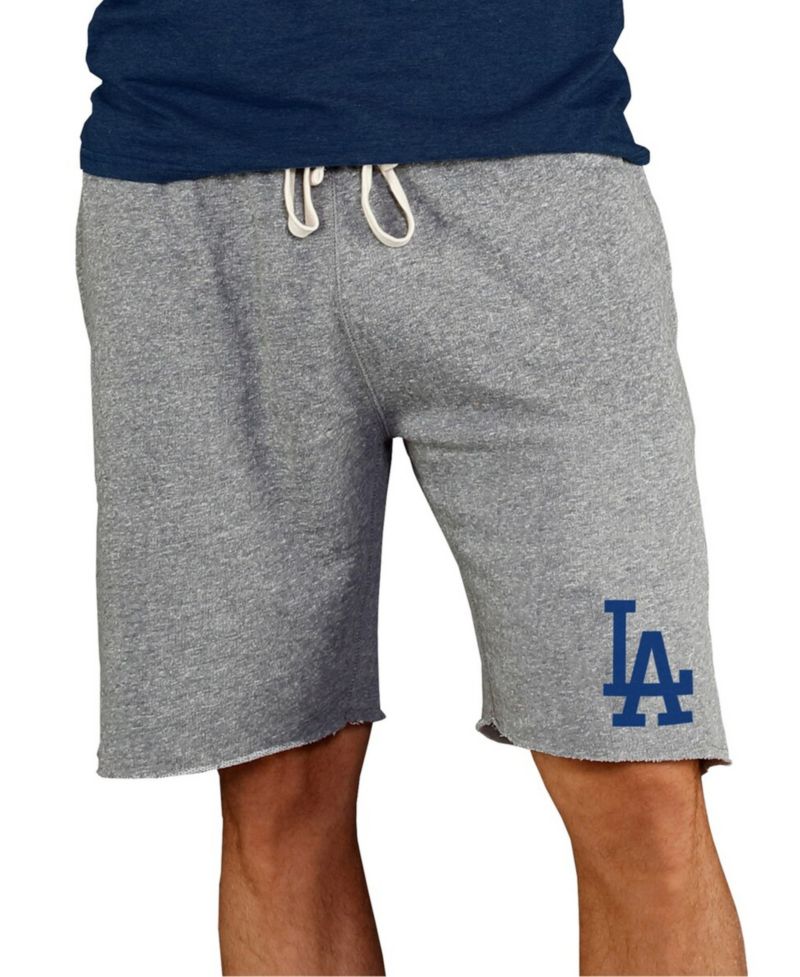 Men's Gray Los Angeles Dodgers Mainstream Terry Shorts