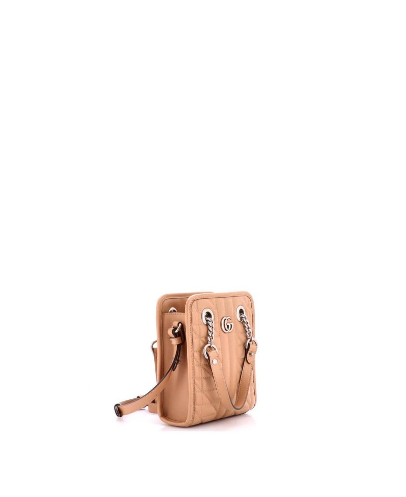 Mini GG Marmont Handle Crossbody Bag Matelasse Leather