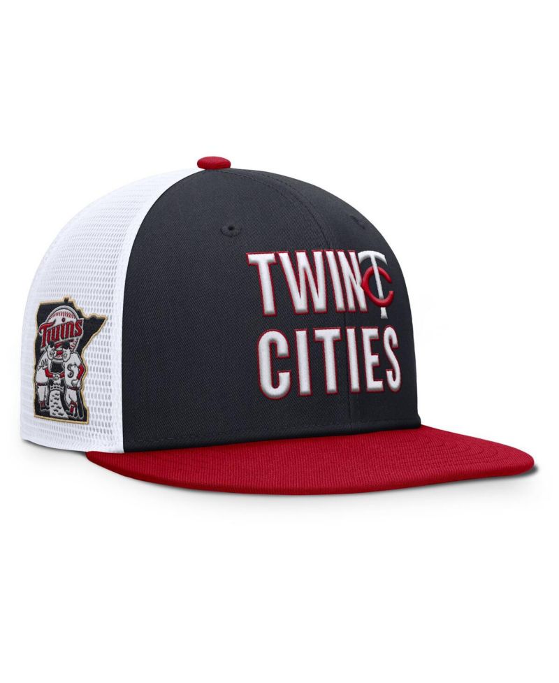 Men's Navy Minnesota Twins Pro Trucker Snapback Hat