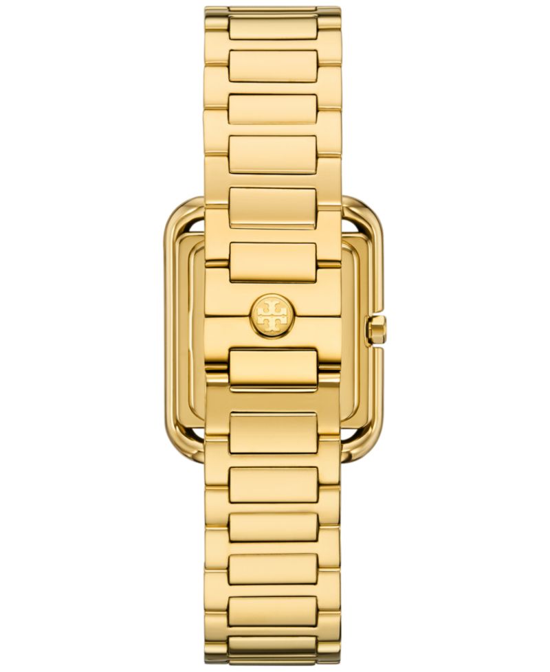 Women's The Kira Square Gold-Tone Stainless Steel Bracelet Watch 24mm