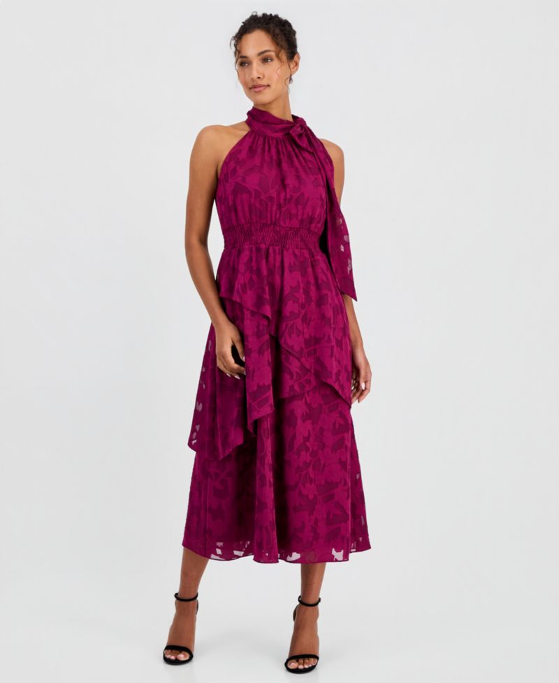 Women's Tiered Midi Dress