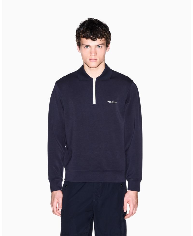 Men's Modal Polo Sweatshirt