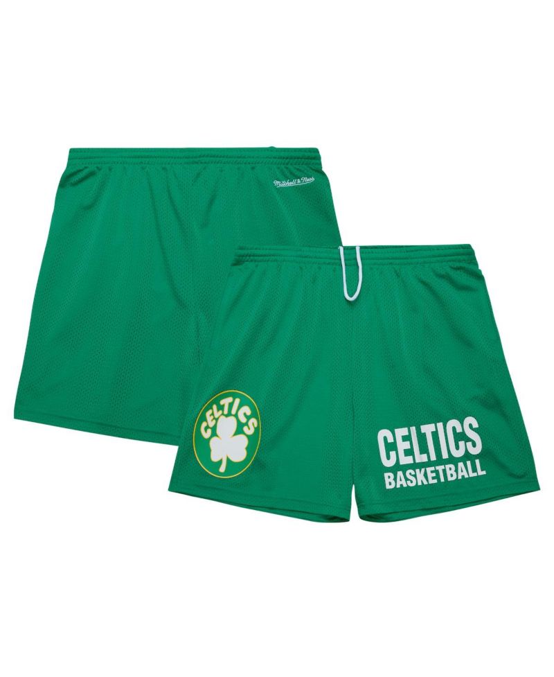 Men's Kelly Green Boston Celtics Hardwood Classics Gameday Mesh Shorts