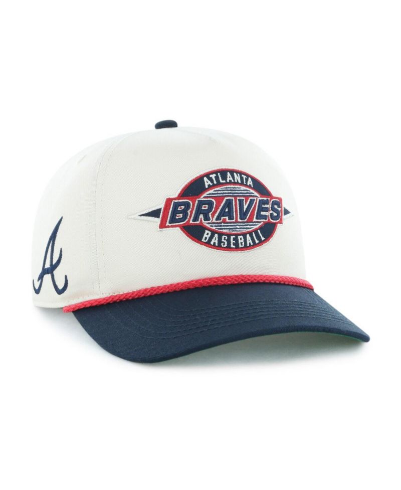 Men's Natural Atlanta Braves Frame Out Hitch Adjustable Hat