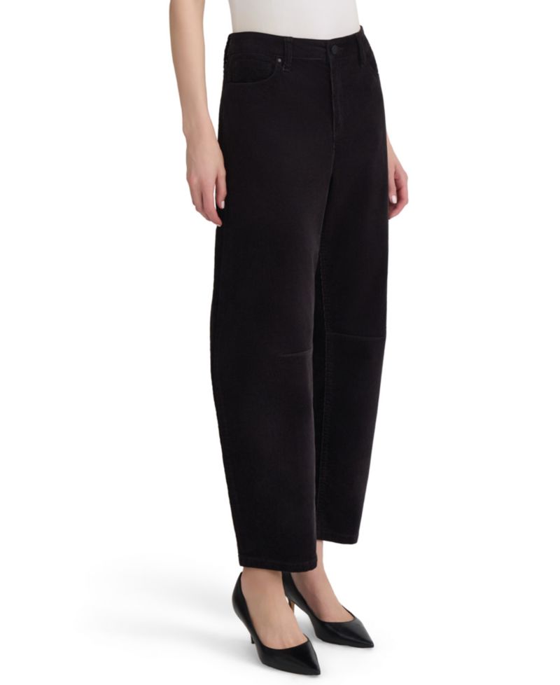Petite Lexington Barrel Leg Mid-Rise Jeans