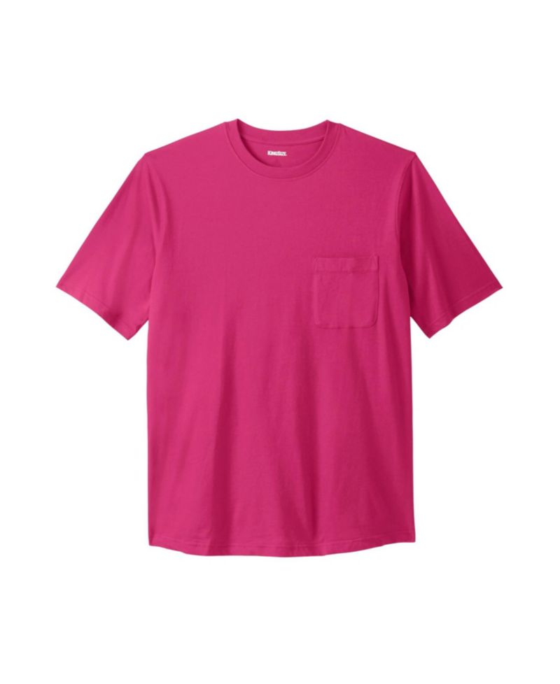 Men's Shrink-Less Lightweight Pocket Crewneck T-Shirt