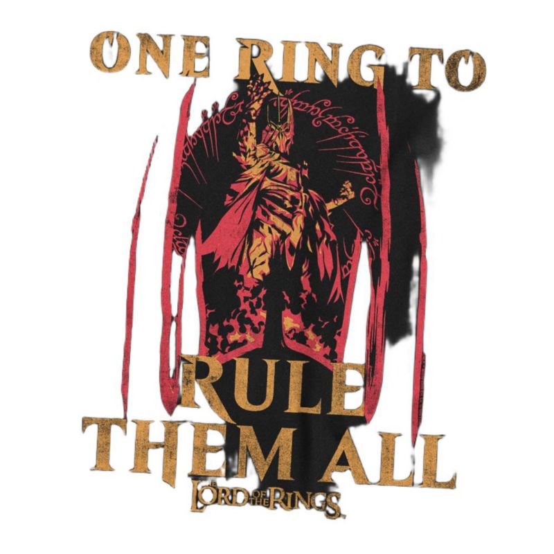 Big & Tall Sauron Helmet And Ring T-Shirt