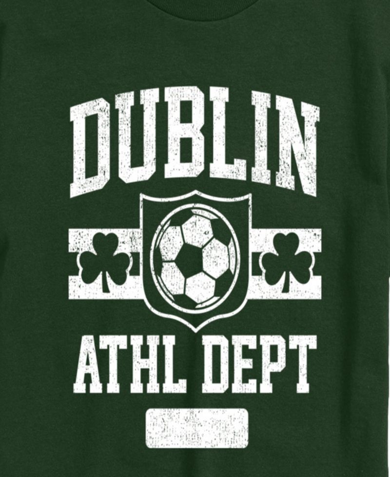 Men's Instant Message Dublin Athletic Dept Soccer Short-Sleeve Graphic T-Shirt