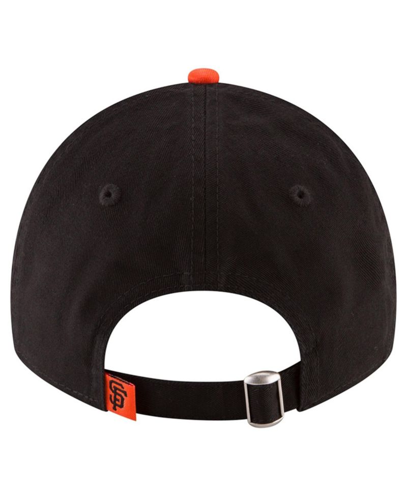 Men's Black/Orange San Francisco Giants Jeff Kent Number Retirement Casual Classic Adjustable Hat