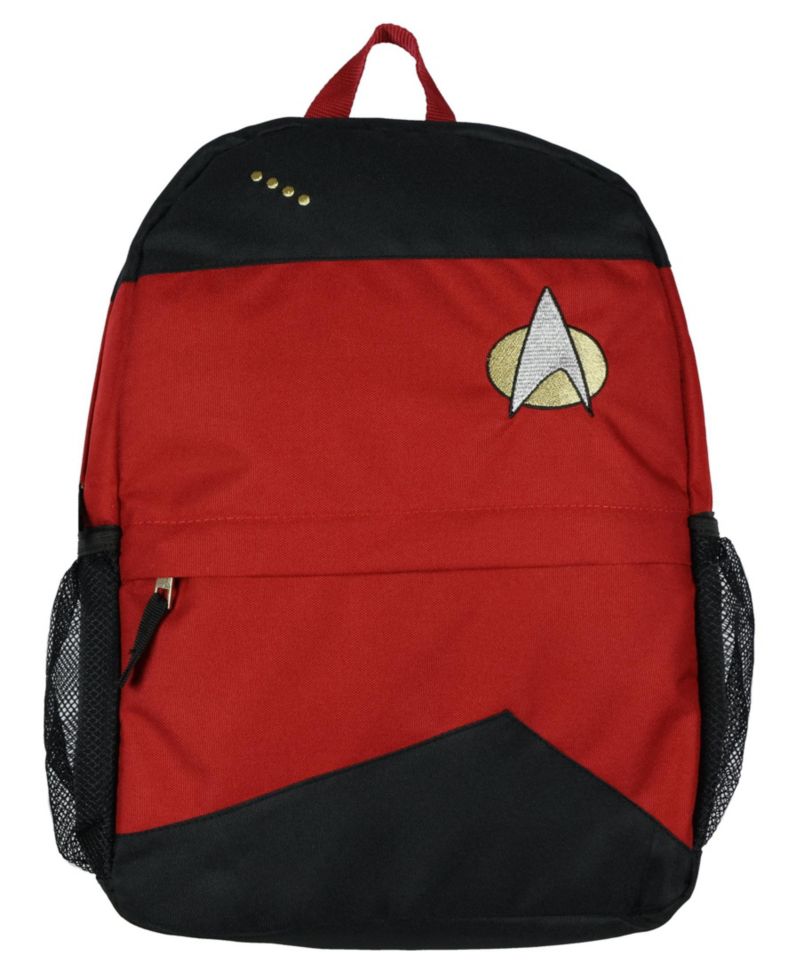 Backpack The Next Generation TNG Enterprise Picard Uniform Fleet Badge Laptop Bag