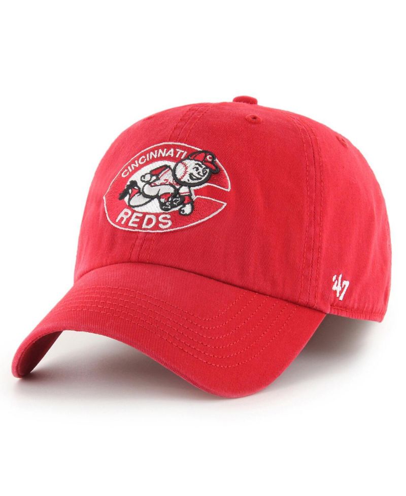 Men's Red Cincinnati Reds Cooperstown Collection Franchise Fitted Hat