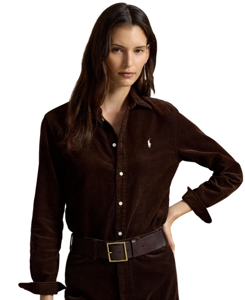 Women's Classic-Fit Cotton Corduroy Shirt