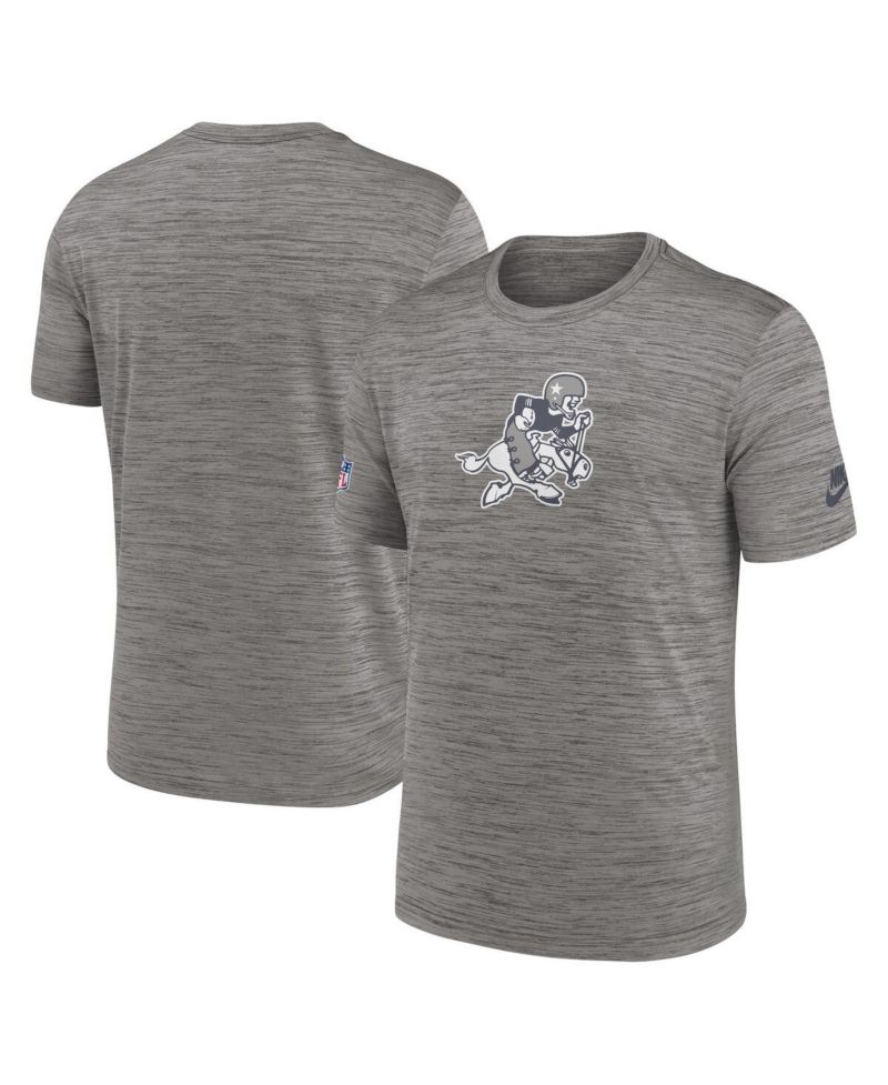 Men's Heather Charcoal Dallas Cowboys 2023 Sideline Alternate Logo Performance T-shirt