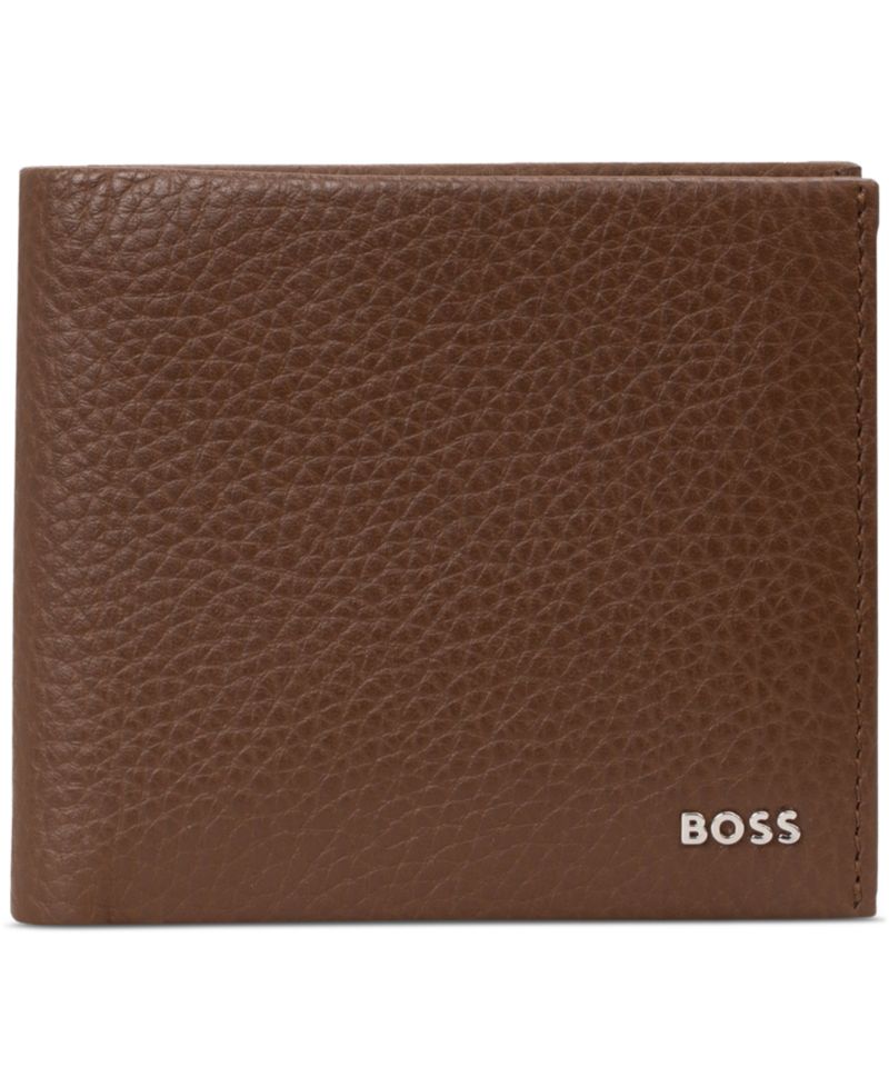 Boss Men's New Crosstown Bifold Leather Wallet