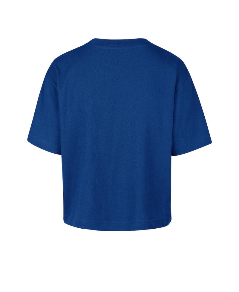 Women's Royal Los Angeles Dodgers Ice Cream Helmet T-Shirt
