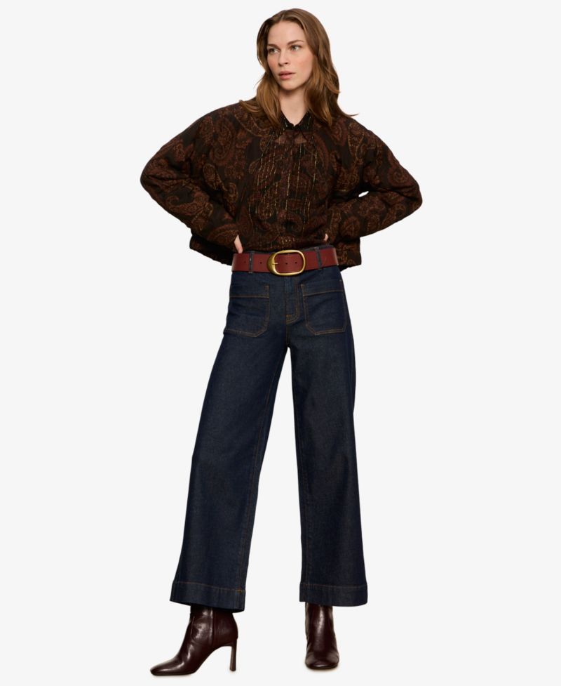 Women's Empress Quilted-Paisley Bomber