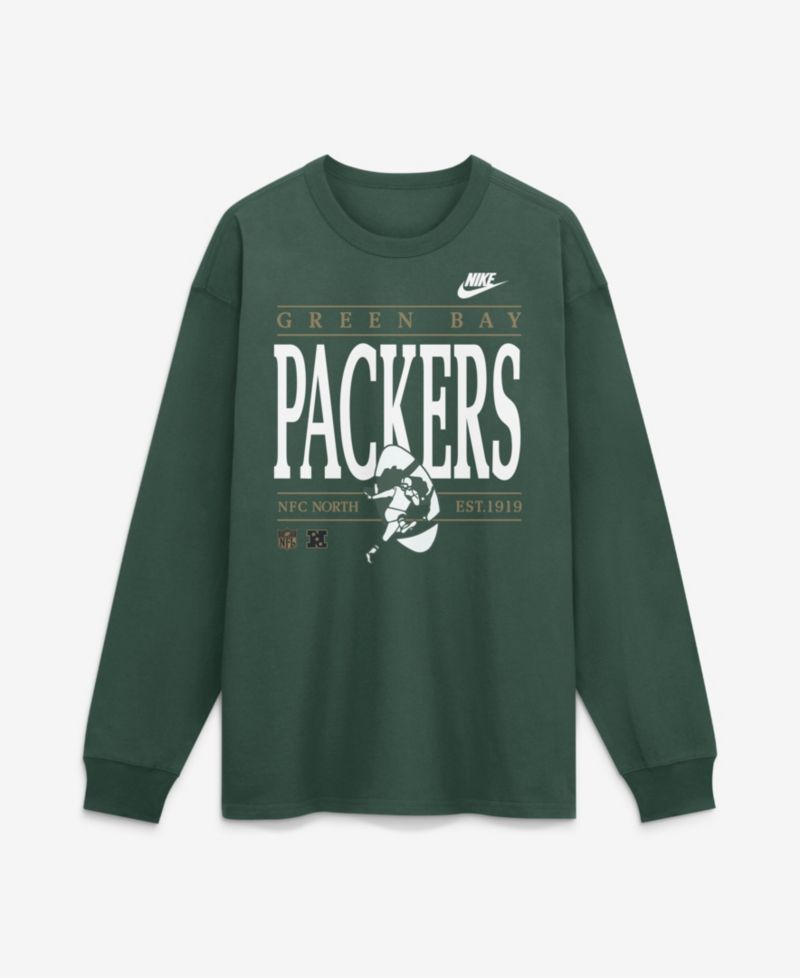 Men's Green Bay Packers Red Zone Long Sleeve Max90 T-Shirt