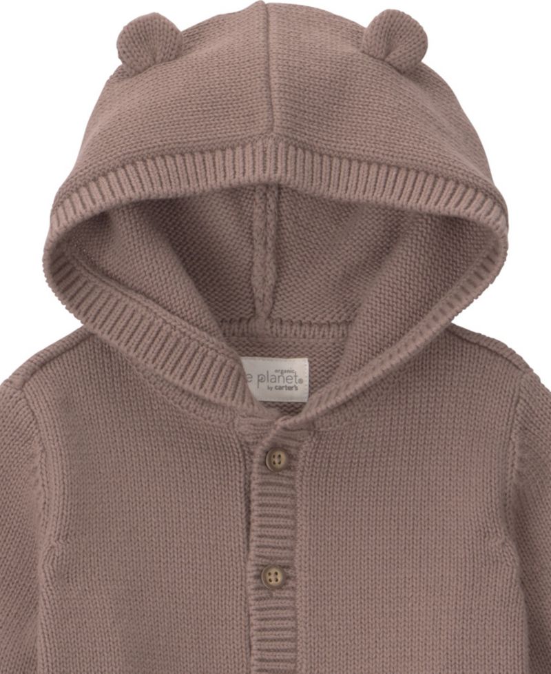 Baby Boys' Cotton Sweater-Knit Gender-Boy or Girl Cardigan and Pant Set