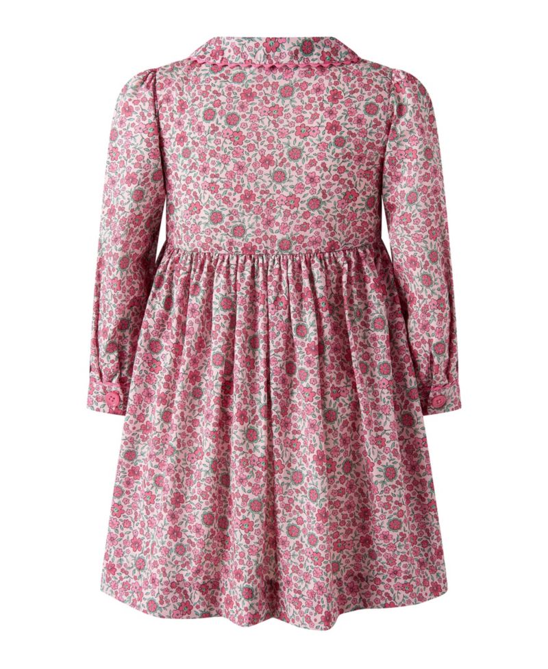 Toddler Girls' 2T-5T Cosmos Long-Sleeve Floral-Print Dress