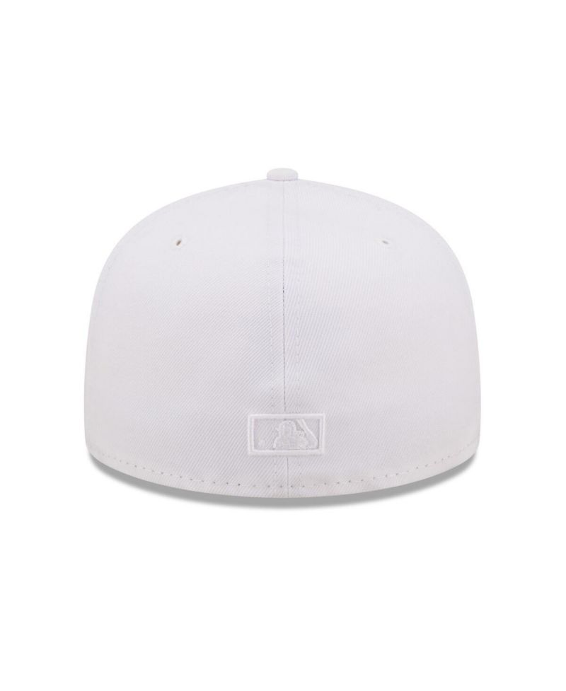 Men's Miami Marlins White on White 59FIFTY Fitted Hat