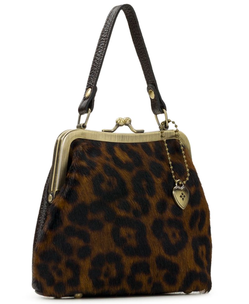 Mini Laureana Leopard Chain Crossbody Handbag