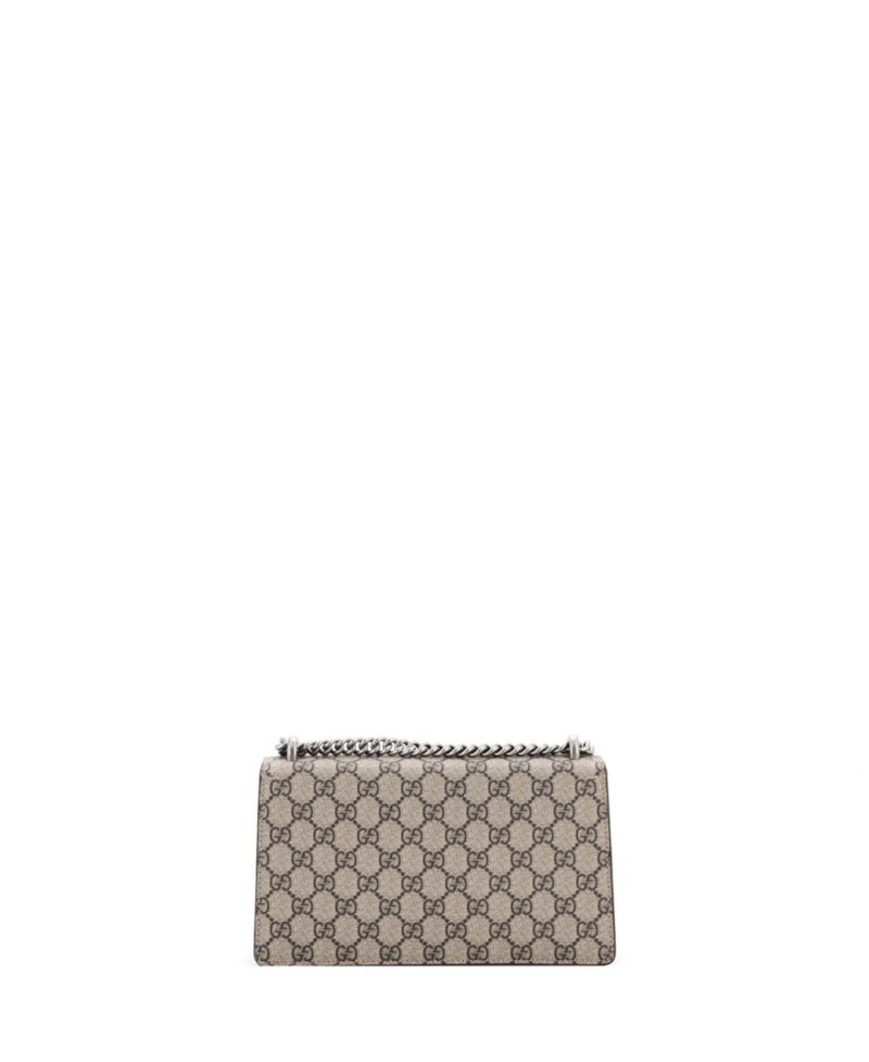 Small Dionysus Bag GG Coated Canvas with Crystal Embellished Metal