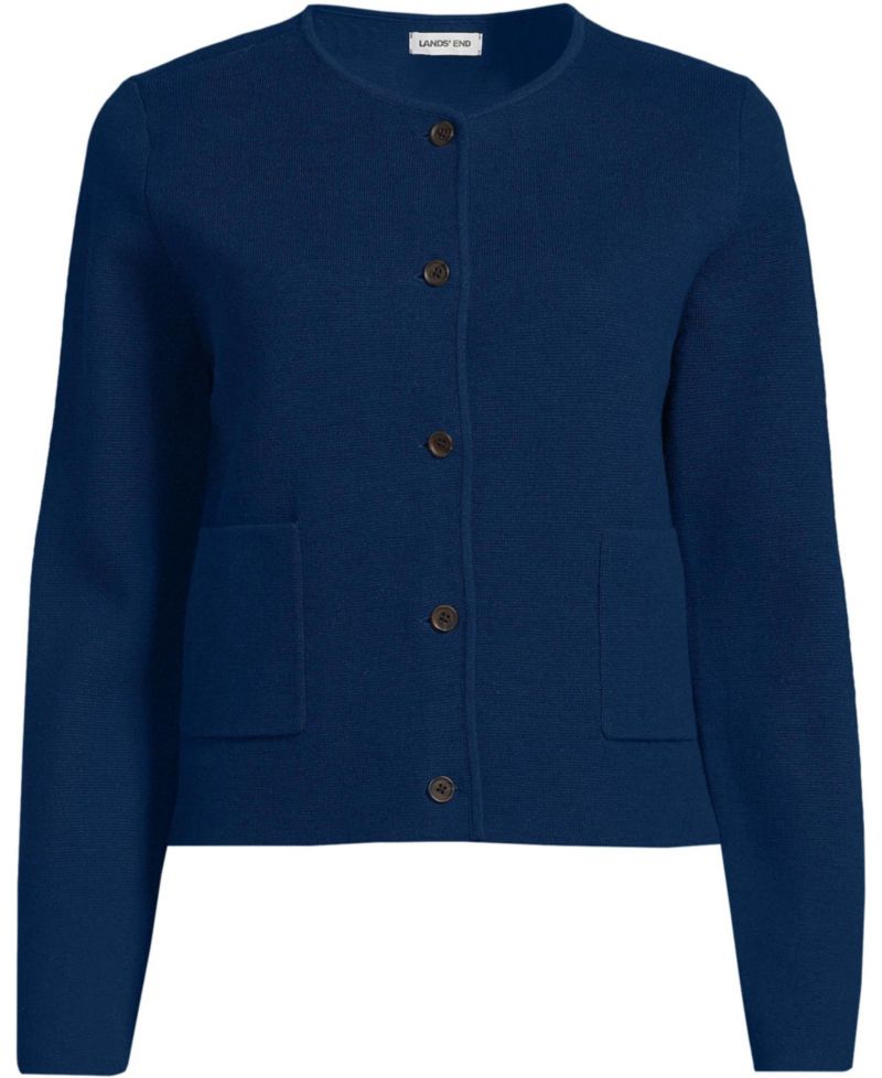 Women's Fine Gauge Cotton Milano Blazer Sweater