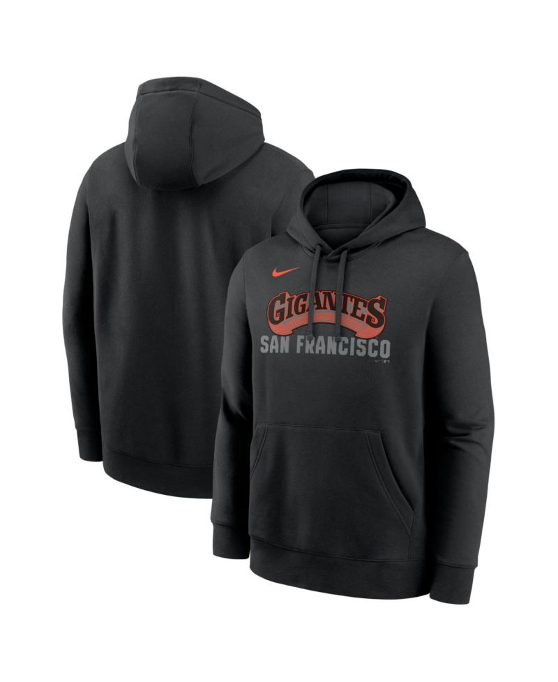 Men's Black San Francisco Giants Alternate Club Fleece Hoodie