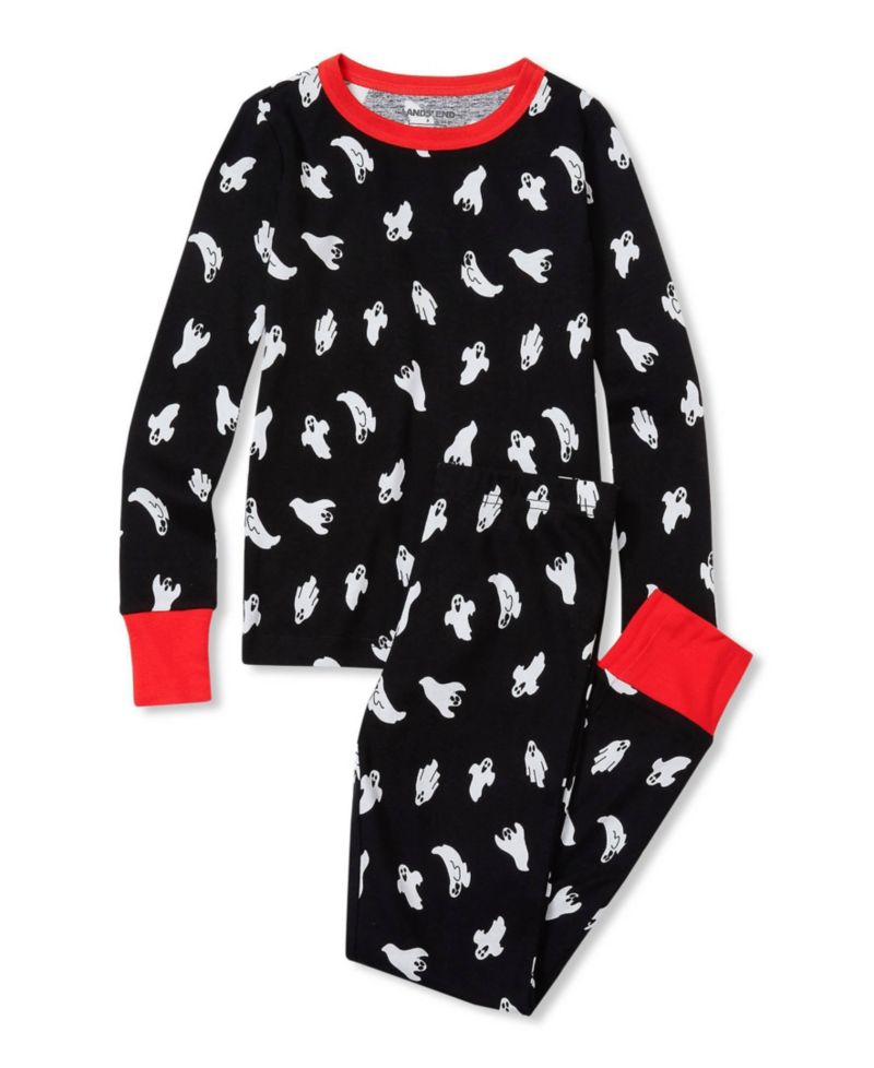 Big Girls Long Sleeve Top and Bottom Snug Fit Pajama Set