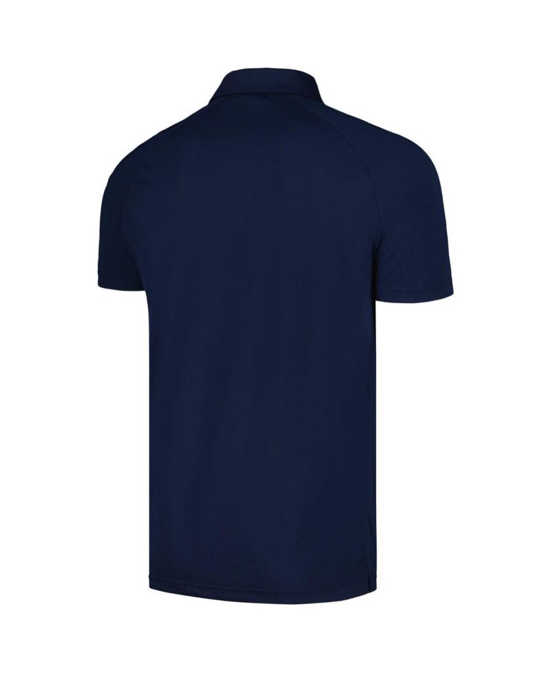 Men's Navy Boston Red Sox Sector Batter Up Raglan Polo