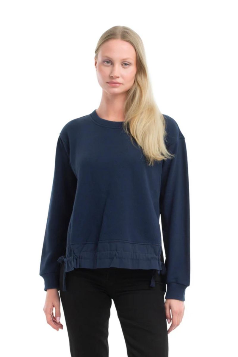 Women's Woven Side Panels Sweatshirt