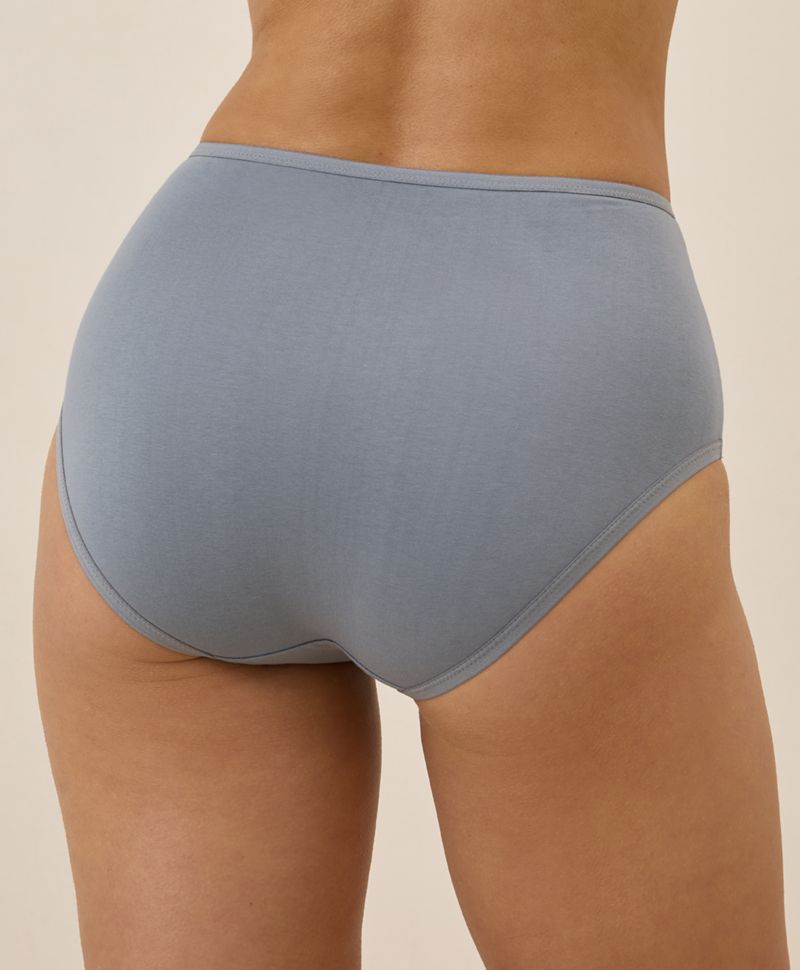 Women's Organic Cotton Everyday High Rise Brief 6-Pack