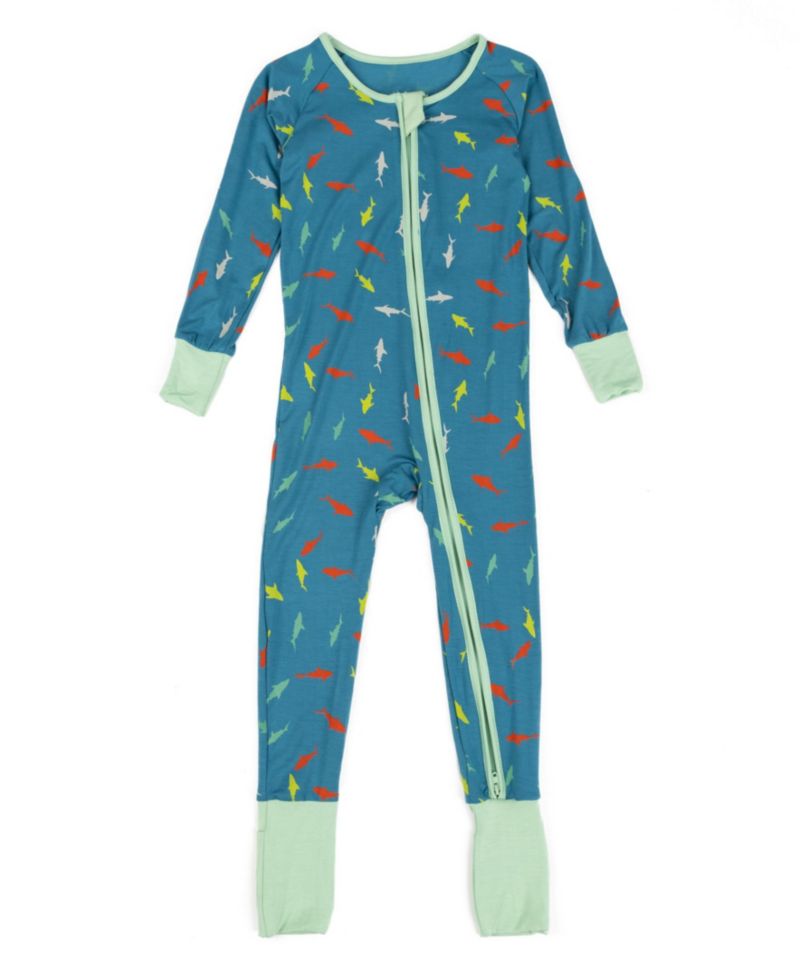 Baby Matching Family One-Piece Cooling Bamboo Viscose Footed Pajamas