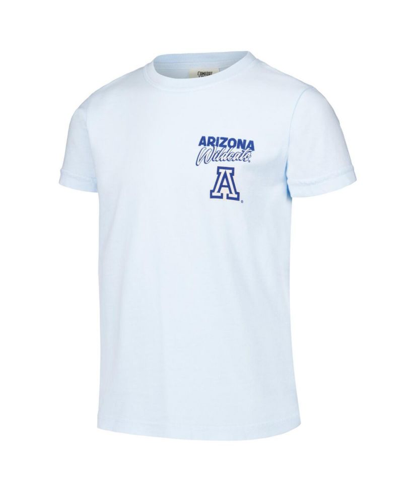 Big Boys and Girls Blue Arizona Wildcats Hyperlocal Comfort Colors T-Shirt