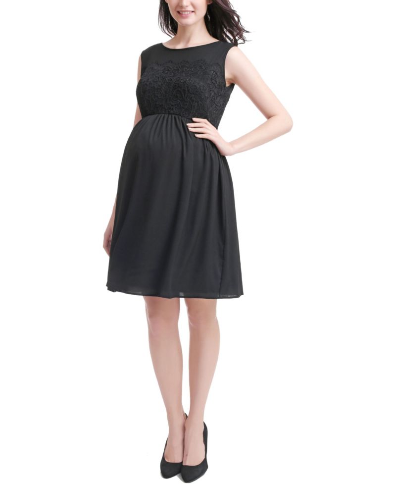 Women's Lace & Mesh Skater Dress