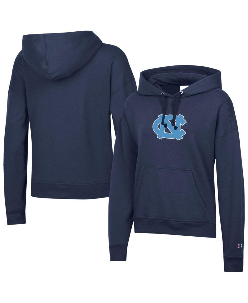 Women's Navy North Carolina Tar Heels Power Blend Fleece Hoodie