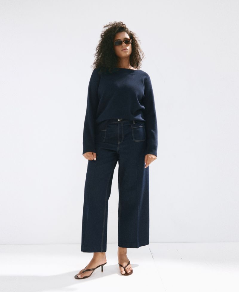 Women's High-Rise Wide-Leg Jeans